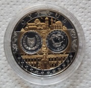 Numizmat: Euro - Wspólna Waluta Europy: Cypr, Ag 999, 40 mm