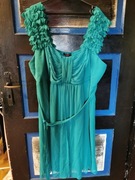 Morska sukienka bez rękawów 