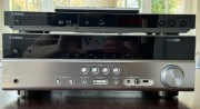 Zestaw YAMAHA RECEIVER AV-v375 + BLUE RAY BD-S473