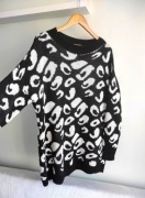 Włoski sweter panterka centki r 44/46