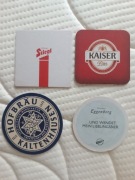 Podstawki piwne Austria komplet 4 sztuki