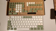 Keycapy matcha GKs XDA V2 Dye-Subbed PBT hiragana