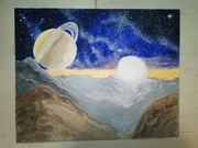 Obraz olejny na płótnie lnianym 50/40/2