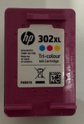 HP WKŁAD TUSZ GŁOWICA 302XL KOLOR F6U67A ORYGINAŁ PUSTY