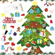 Filcowa choinka 32 ozdoby