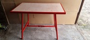 Stół garażowy warsztatowy składany 1200mm czerwony 