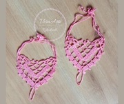 Mitenki różowe na dłonie