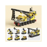 klocki zestaw 6 w 1 dźwig