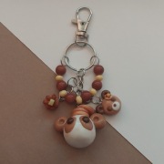 Handmade brelok panda pancake