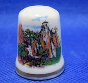 Naparstek Kolekcjonerski Porcelanowy Rdo de Guadalest