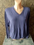 fioletowy sweter 100% bawełna