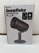projektor LED Snowflake w kolorze białym