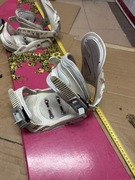 Deska snowboardowa 132 cm + wiązania