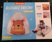 Ślizgacz śnieżny dmuchany,ŚLIZG,SANKI,miś,Spokey