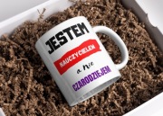 Kubek „Nie jestem czarodziejem” - zabawny gadżet do biura i każdego zawodu