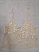 Seksowna koszulka seksowny koronkowy top Zara Trafaluc 36 jak nowa nowy