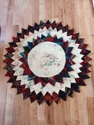 Dywanik okrągly patchwork