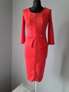Elegancka sukienka r. 36/S Larichesse czerwona