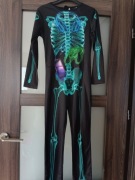 Dziecięcy kostium kościotrup, szkielet H&M, 128 używany, stan bdb