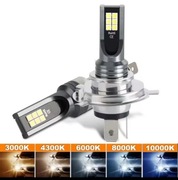 żarówki LED H7 12-24V 55W 6000lm 6000k Białe jasne światło