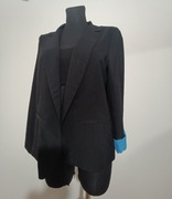 Czarny cienki żakiet używany stan bdb rozmiar 36/ 38