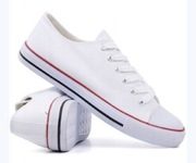 Trampki DAMSKIE TENISÓWKI kolor białe biały rozmiar 44 (27,5)