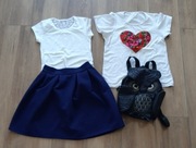 Zestaw eleganckich ubrań dla dziewczynki rozmiar XS/S