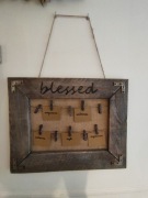 Ramka na zdjęcia, notatki. 