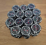 ŻETON ŻETONY NOMINAŁ ULTIMATE 100 - 280 SZT POKER