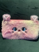 Duży Fluffy Pluszowy Piórnik Kawaii Słodki Kotek Królik