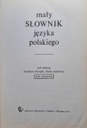 Mały Słownik Języka Polskiego Łempickiej 1969