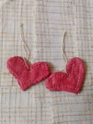 Figurki serduszka z masy solnej Walentynki