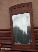 Antyczne lustro dębowe 