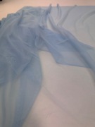 Tiul 10m niebieski np. do sesji fotograficznych 