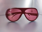 bordowe okulary pilotki retro oversize oldschool ciekawe