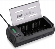 Ładowarka EBL AA AAA 9 V Ni-MH Ni-CD z wyświetlaczem 