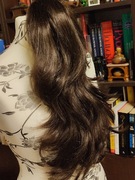 Kitka z syntetycznych włosów na spince