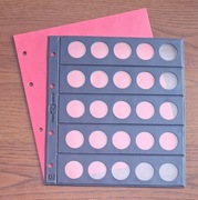 Kabe Exquisit E25 - Specjalna strona, typu Numis na 25 monet o śr. 20mm