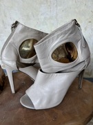 Buty kremowe Sergio Rossi używane