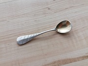 ŁYŻECZKA DO SOLI GRAWER SREBRO PRÓBA 800 BRUCKMANN NIEMCY 