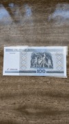 100 rubli białoruskich stan UNC