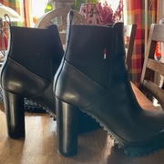 Botki Tommy Jeans Hilfiger 38 EN0EN01547 Black BDS