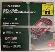 Zestaw PARKSIDE: bateria akumulator PAP 20 B1 + ładowarka PLG 20 A1