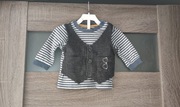 Bluzka z kamizelką niemowlęca dla chłopca r. 62/68