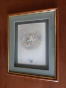 Obraz w ramie pies beagle kaczuszki Pam Cooper 1994 Minitabu Collections