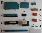 Różne części elektroniczne z TV