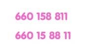 Złote numery: 660 158 811, 660158811