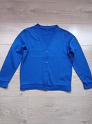 GEORGE NIEBIESKA BLUZA JAK SWETEREK ROZPINANY 8-9 LAT 134