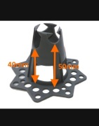 Dystans pod zbrojenie 40/50 50szt STYROPIAN PIASEK 