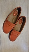Mokasyny Clarks pomarańczowe r.37